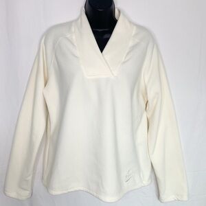 VINTAGE ROOTS Winter Edition/ Shawl Neck Cream Fleece
